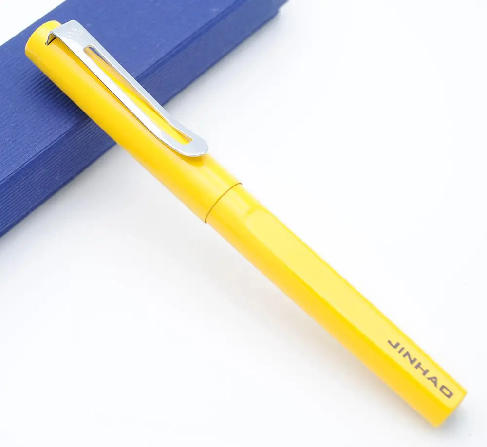 JINHAO 599 авторучка M Nib Совершенно новая - Цвет: Yellow