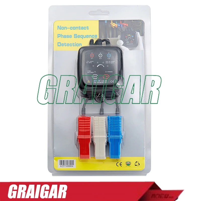 

ETCR1000C Non-contact Phase Sequence Detection Phase Detector