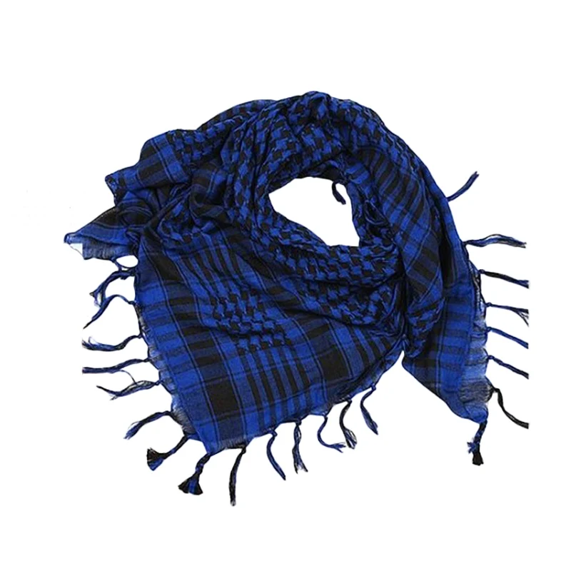 110*110 см унисекс женский и мужской Клетчатый арабский шейный платок Keffiyeh в клетку