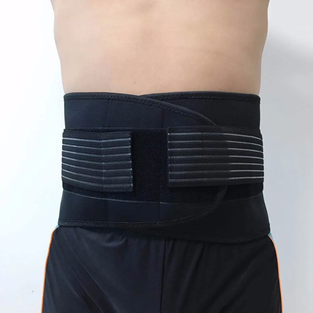 Adjustable Elstiac Waist Support Belt Lumbar Back Support Exercise