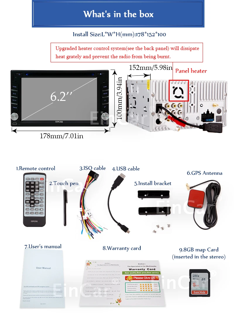 Best Capacitive screen Car DVD Player Double 2 din GPS Navigation Vehicle Automotive Car Stereo radio Player for FM USB+Rear Camera 8 Best Capacitive screen Car DVD Player Double 2 din GPS Navigation Vehicle Automotive Car Stereo radio Player for FM USB+Rear Camera 8