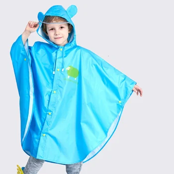 

Kids Raincoat Poncho For Children hooded long plus size rain coat casaco infantil menina Home Decoration Accessories 40YY0050