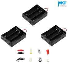 10 шт. 3xaaa проводной коллектор Коробки Батарея Чехол Держатель Разъем с 15 см провода и разъем XH/устройство контроля pН/DC/JST/SM/Дюпон/KF2510/защищенный зажим «крокодил»