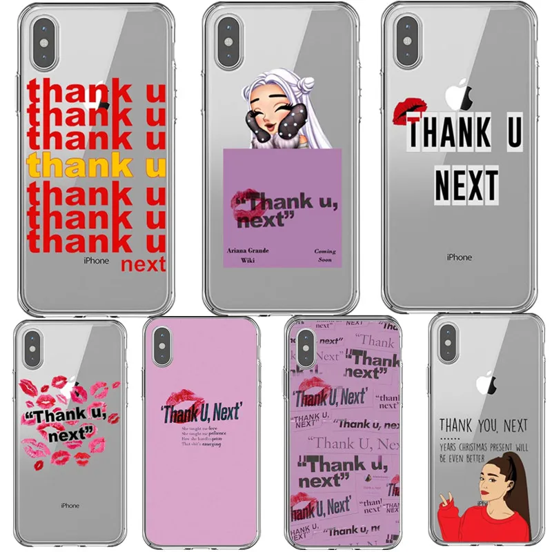

Thank U Next Ariana Grande Phone Cases For iPhone X XS MAX XR Back Cover SiliconeTPU Case For iPhone 7 8 Plus 6 6s Plus 5 5S SE