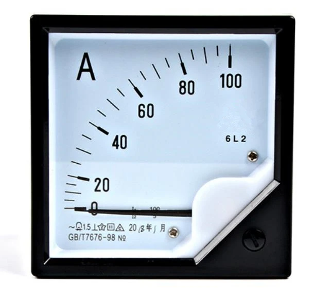 

6L2 AC pointer type 1A 2A 3A 5A 10A 15A 20A 30A 50A 75A Analog ammeter panel