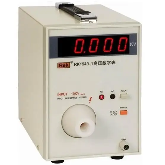 REK RK1940 1(0.5k V to 10k V) Digital High Voltage Meter/Testerin