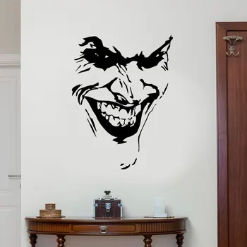 

Joker Sticker Comics Superhero Wall Decals Wall Decoration Vinyl Art Waterproof Stickers Home Decoration Accessories A319