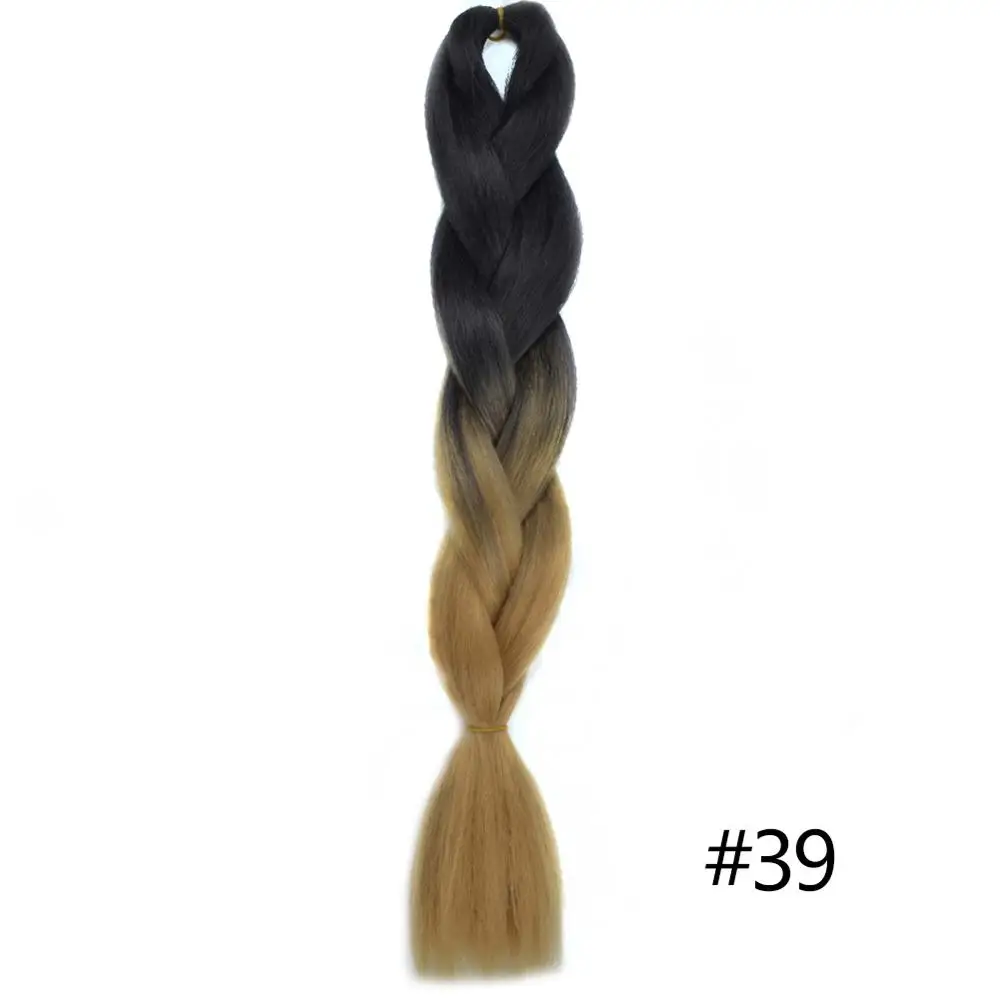 Chorliss 2"(65 см) 613TL. Голубой синтетические волосы для наращивания на крючках косички огромные косички Омбре плетение волос 100 г/упак. 1 шт - Цвет: #4