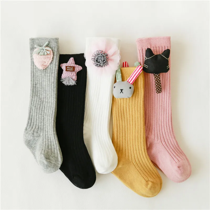 

Autumn Cotton Baby Socks Baby Girl Socks Newborn Knee High Long Girls Socks Newborn Boy Toddler Socks Baby Clothes Accessories