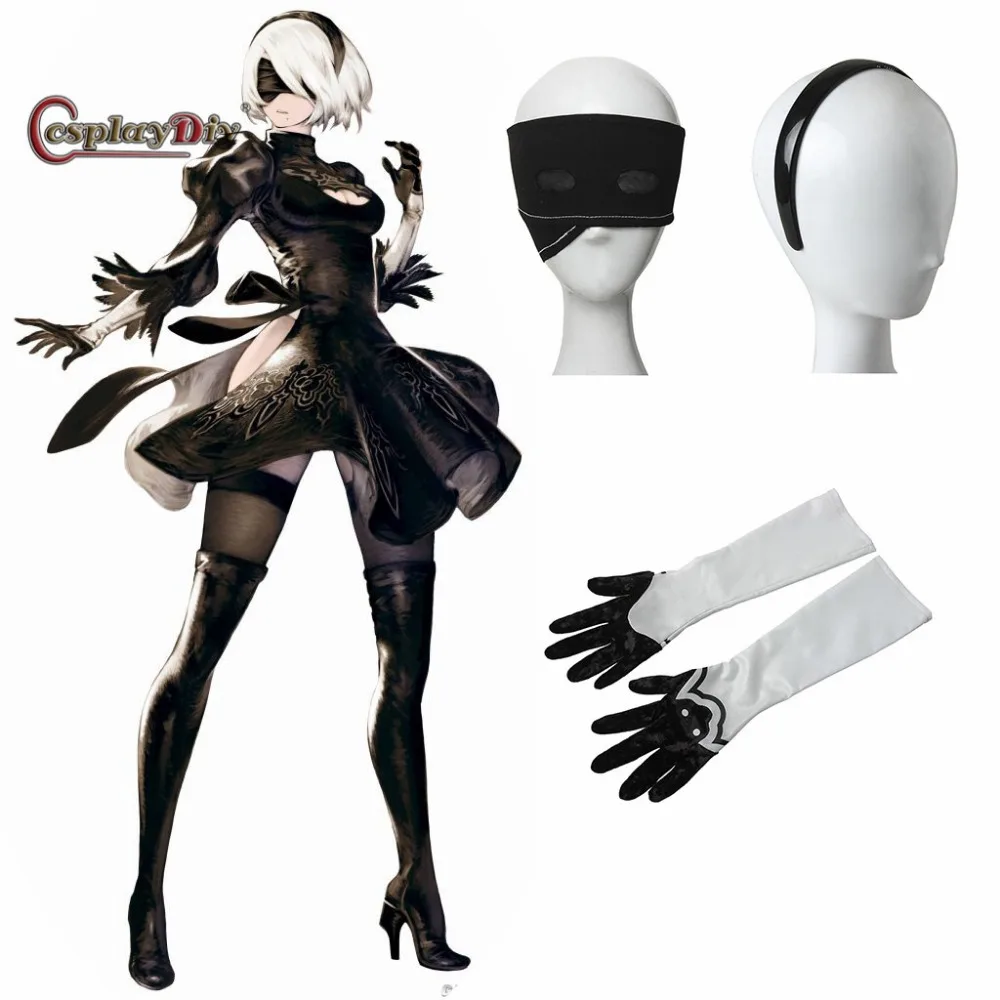 Косплей своими руками игра ниус: Automata 2B YoRHa № 2 обруч для волос перчатки
