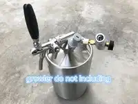2L 3.6L 5L mini growler spears Bier Spear met Tap kraan met CO2 Injector Premium Rvs Mini Vaatje Tap Dispenser