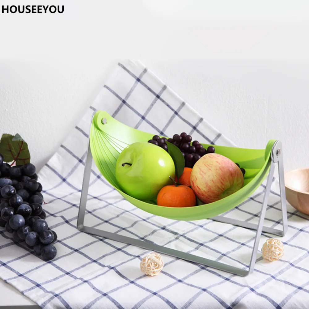 Зеленая Складная стойка для сервировки фруктов, кухонная стойка для посуды, корзина, органайзер с подставкой Metel для хранения домашних запасов