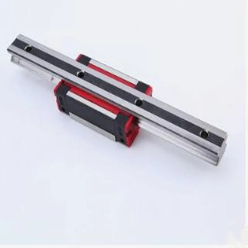 

15mm Linear Rail Guide HGR15 L=350mm-1000mm Linear Guideway + 2pcs HGH15CAZAC Square Rail Block Preload Accuracy Replace