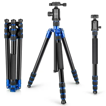 

Neewer Alluminum Alloy 67"/170cm Tripod Monopod with 360 Degree Ball Head 1/4"Quick Release Plate For Canon/Nikon/Pentax/Olympus