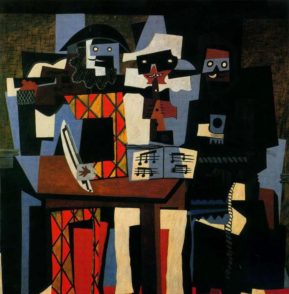 Musicians with masks