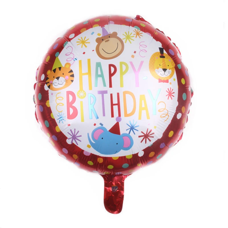 30 узоров 5 шт. 18-дюймовый Круглый Фольга шар с днем рождения надувные воздушные шары с гелием День рождения украшения высокое качество игрушка - Цвет: S31