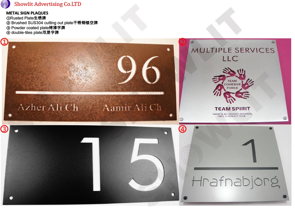 Черная дверная табличка, индивидуальная наружная дверная табличка, знак номера дома на заказ, модный дизайн