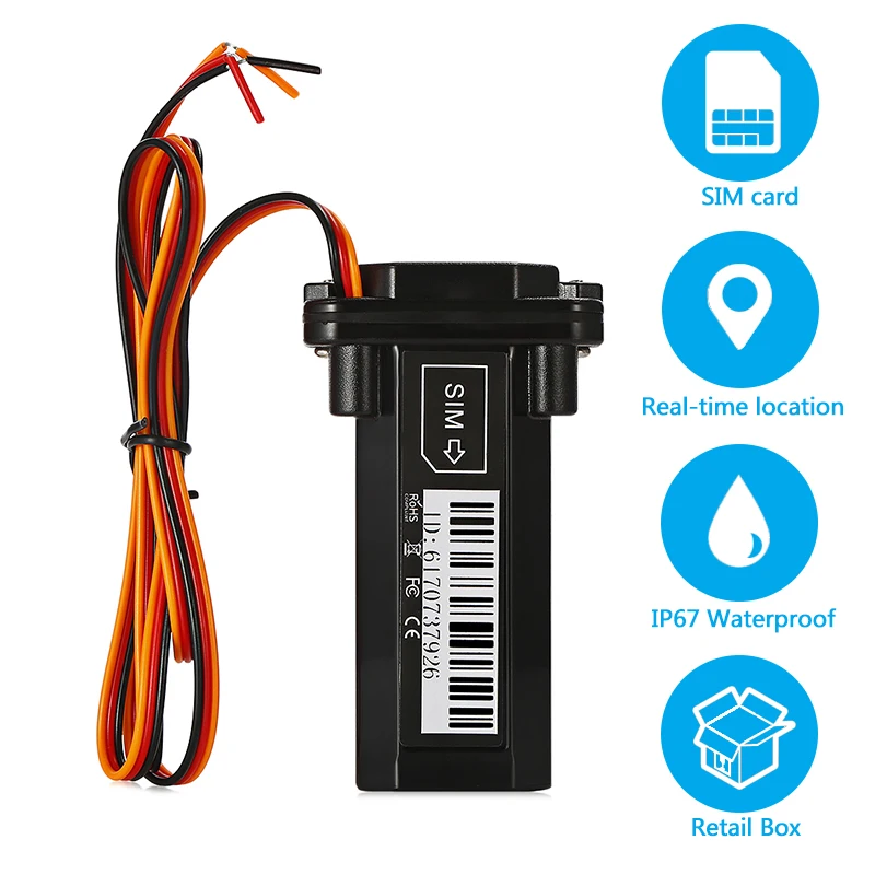 

Universal Car Mini GPS Tracker GSM GPRS Online Software Auto Motorcycle Real-time Tracking Monitoring Tracker+Battery Retail Box