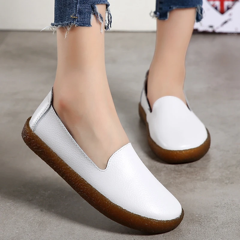 female leather shoes