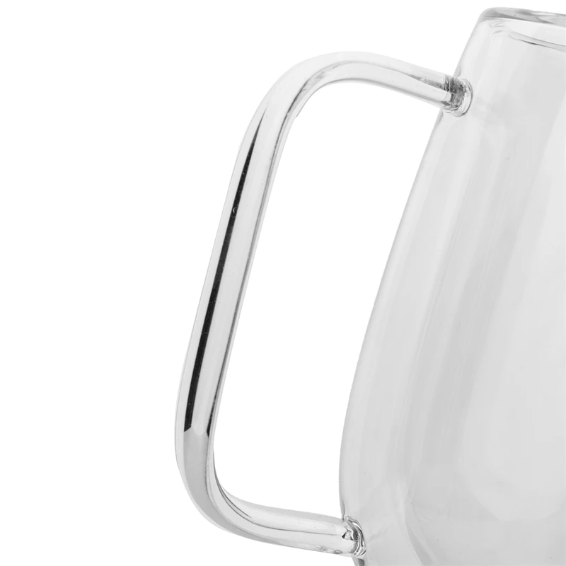 Большая Акция! Термостойкие двухслойные прозрачные стеклянные чашки ручной