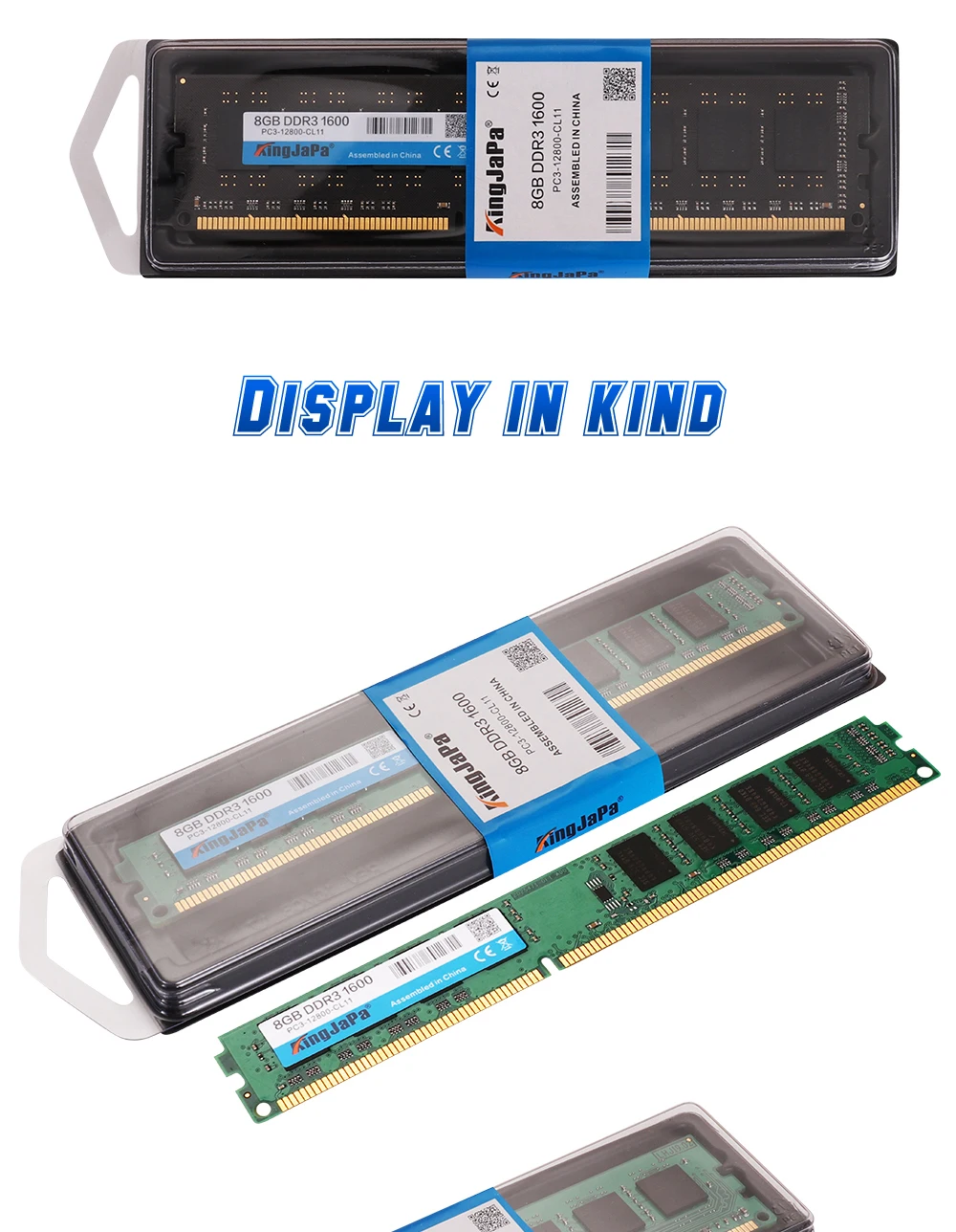 Kingjapa Ram DDR3 8 Гб 1333 МГц оперативная память для рабочего стола 240pin 1,5 в 8 Гб DIMM 1600 PC3 12800 10600 CL11