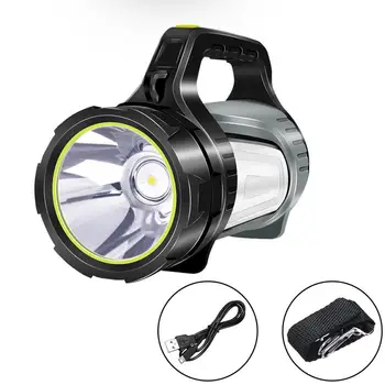 

Night Fishing Rechargeable LED Flashlight High Power Outdoor Camping Hunting Handed Lamp Portable Spotlight Lantern Searchlight