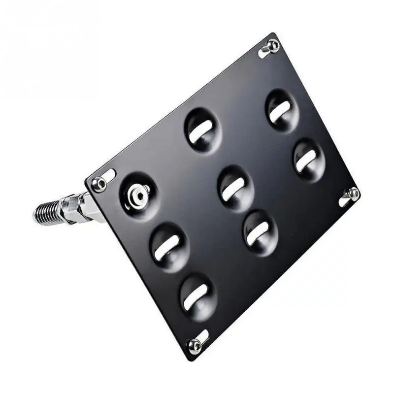 2018 Front Bumper Tow Hook Licence Plate Frame Mount Bracket Holder For