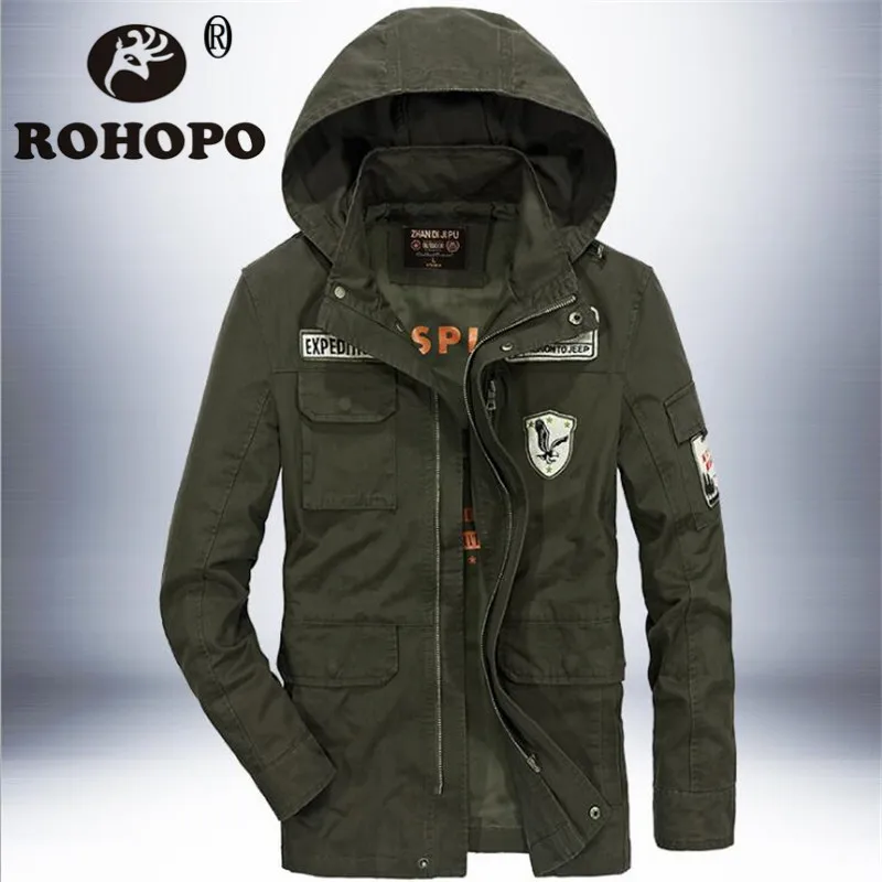Military Outwear Jacket Thick Cotton Fabric Straight Casual Coat Autumn Spring Male Pockets Hooded Coat Jacket Pilot Russian Men Military Outwear Jacket Thick Cotton Fabric Straight Casual Coat Autumn Spring Male Pockets Hooded Coat Jacket Pilot Russian Men