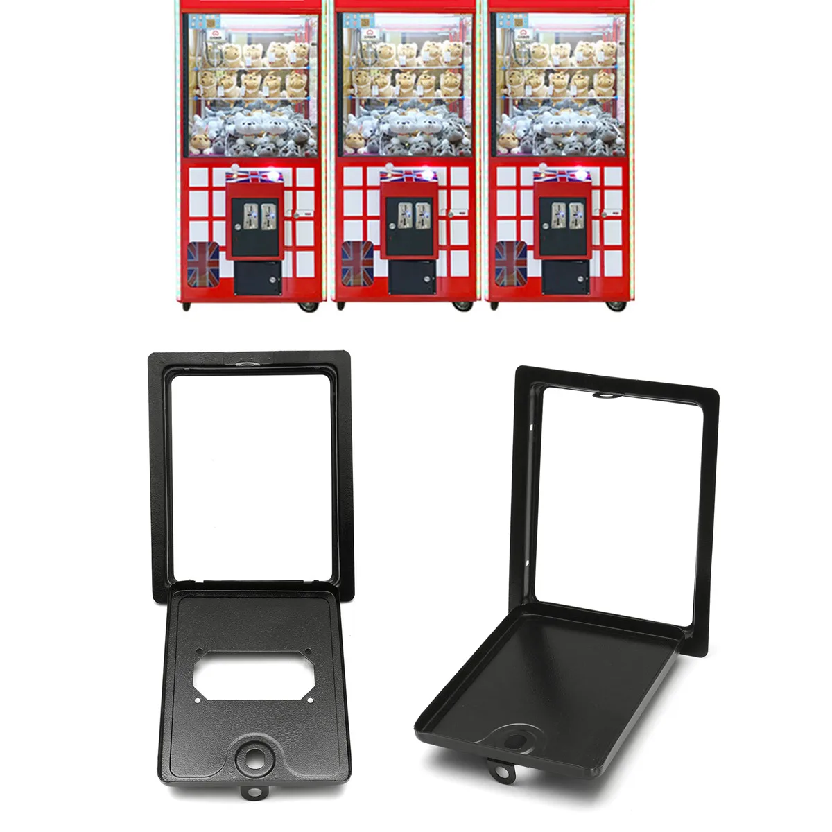

Arcade Game Coin Door Access Sturdy Reliable for Coin Acceptor Jamma Mame Top/Buttom Door Access To Cabinet Cash box