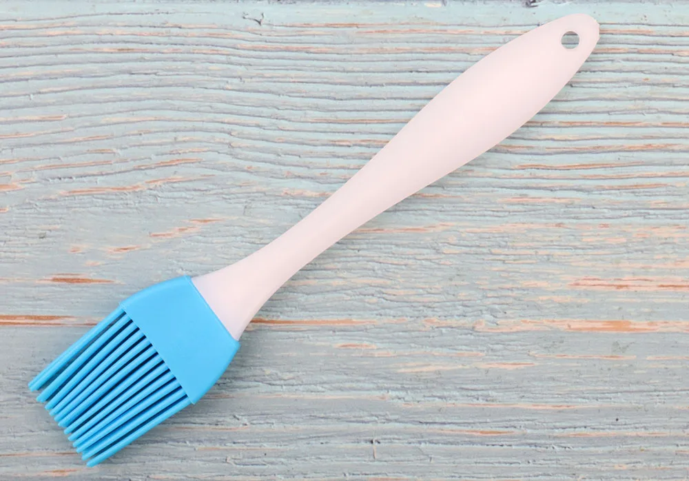 Blue Brush Лучшая силиконовая щетка для выпечки жаропрочная форма для хлеба кисточки для приготовления пищи Кондитерские масла антипригарные принадлежности для барбекю инструменты новейший кухонный гаджет - Цвет: Blue Brush