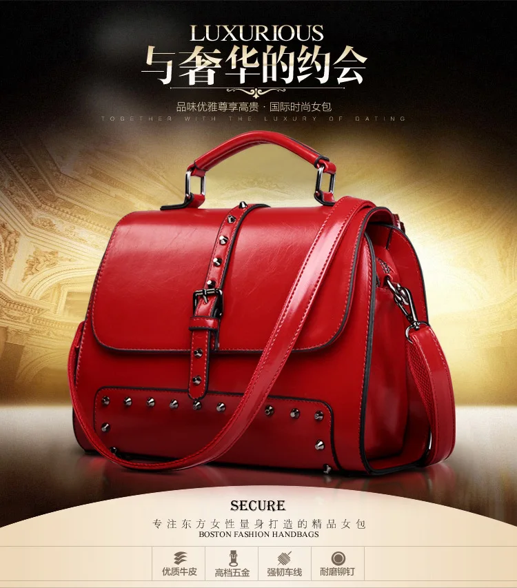 red bolsas femininas