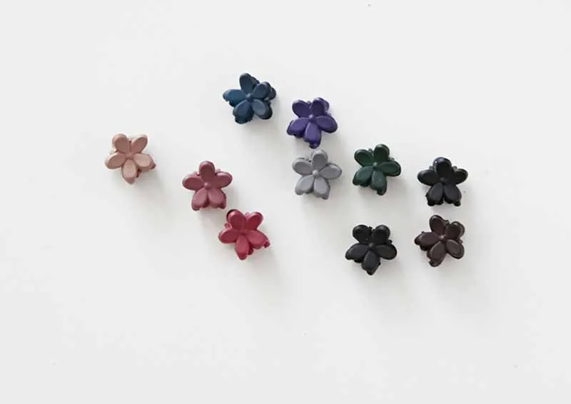 5PCS/lot Cute Flowers Hair Clips Dull Polish Hairpin for 1/6 1/3 1/4 1/8 Dolls Decor Accessories toys for girls