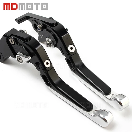 Мотоцикл тормозной рычаг сцепления для Yamaha MT-07 FZ07 FZ-10 MT-10 FZ-09 MT-09 TRACER FJ-09 FZ6 FZ1 FAZER FZ8 FZ6R XSR 900/700 ABS - Цвет: sliver