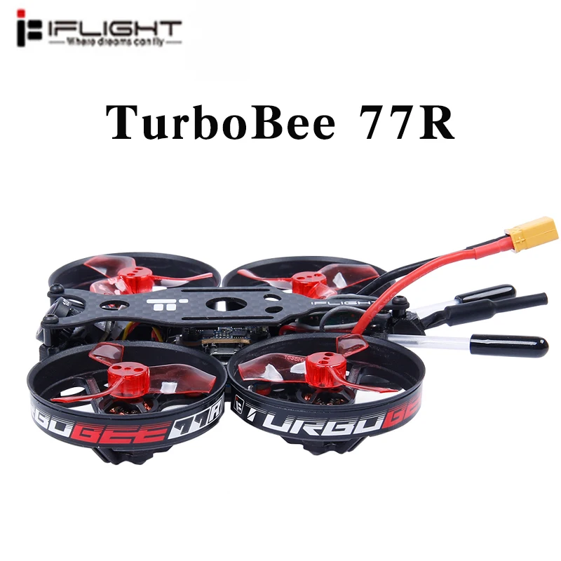 

iFlight TurboBee 77R 2-4S FPV Racing Whoop RC Drone SucceX Micro F4 12A 200mW Turbo Eos2 PNP BNF