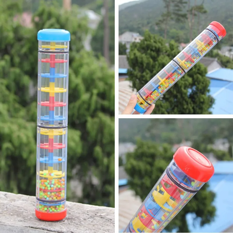 3 size baby rattle rain sound toys/ Orff music instrumental Kids Child
