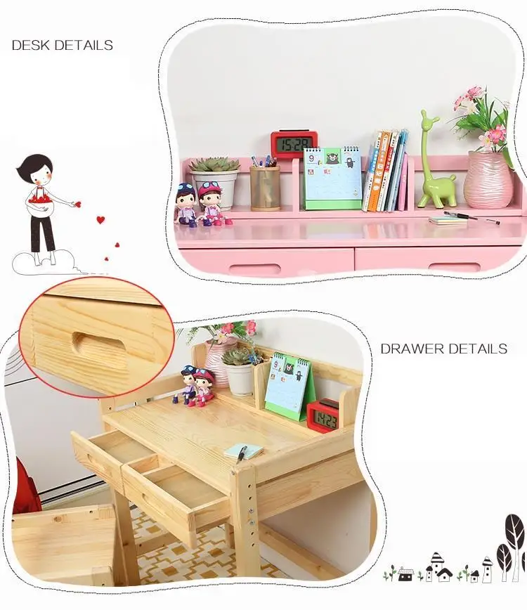 Детский деревянный стол для занятий спортом Pupitre Tableau Enfant Infantil Estudio Meja Belajar Estudar Kinder Tafel Tablo Escritorio