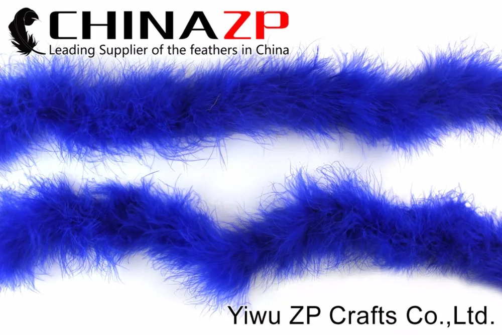 16 Royal Blue 20g Marabou Feather Boa (2)