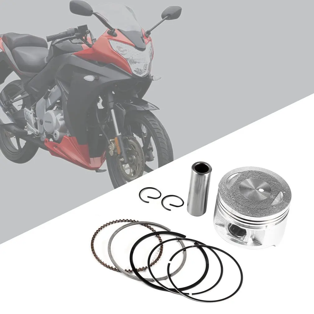 Motorcycle 54mm Piston 15mm Pin Ring Gasket Set For Yamaha YBR125 YBR 125 125cc Egine Spare Parts