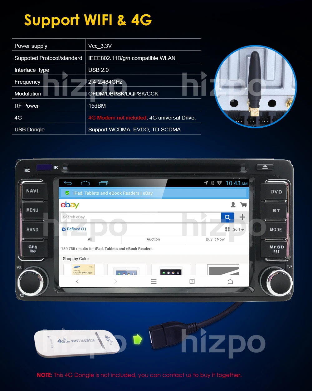 Top Android8.0 Octa 8 Core 4G RAM 32G ROM car dvd player for Toyota Hilux VIOS Old Camry Prado RAV4 Prado 2003-2008 4G LTE Network 13