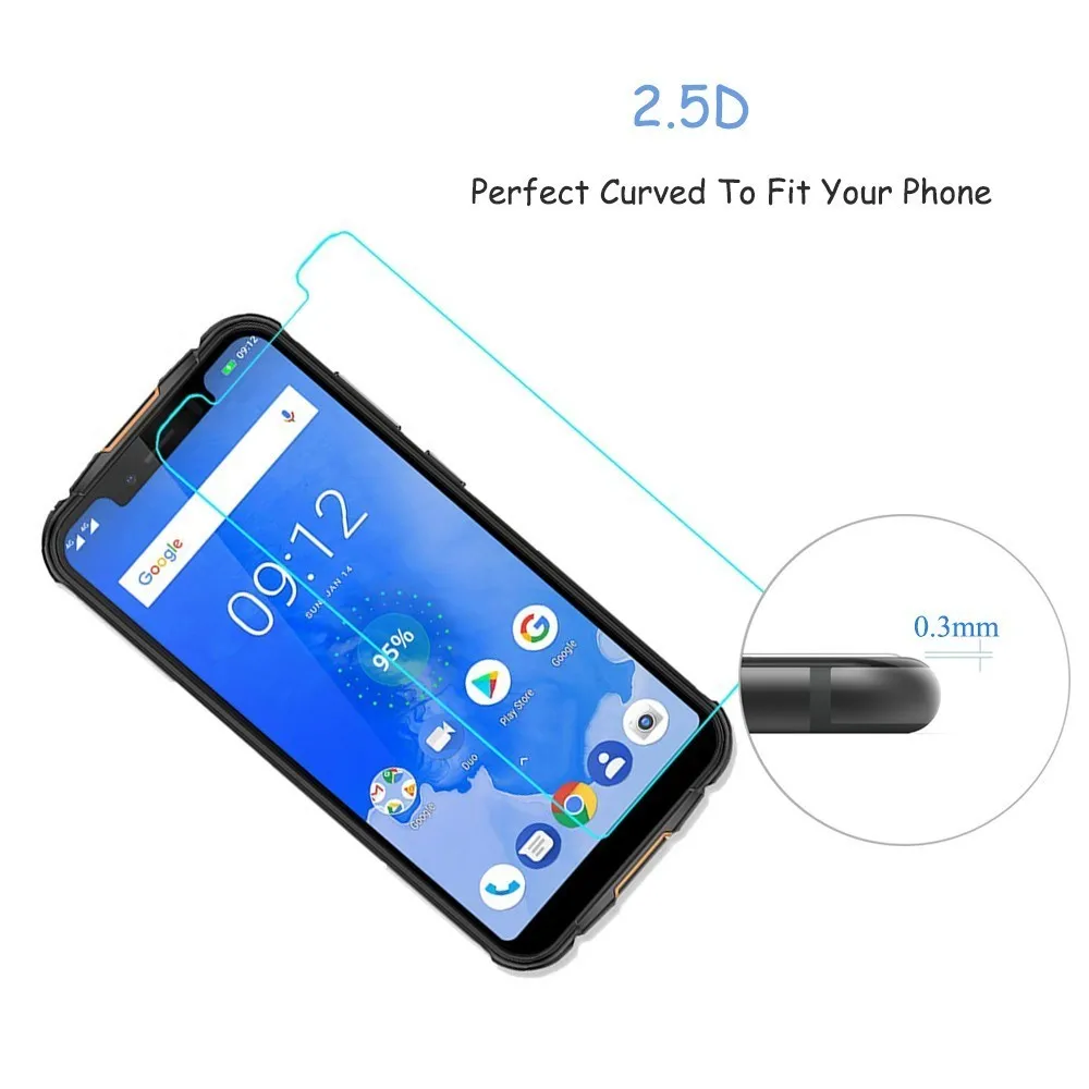 2 упаковки для Ulefone Armor 5 Power U00 7 Pro 9H 0 3 мм 2.5D прозрачная защитная пленка из