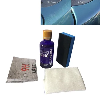

Franchise 2PCS 50ml Car Ceramic MR.FIX 9H Polish Nano Glass Coat Anti-Scratch Auto H9 Hardness Super Hydrophobic Seramik Kaplama