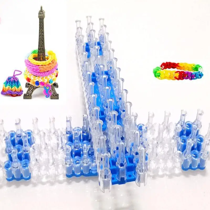 Loom machines for rainbow elastic bracelet DIY weaving band ribbon
