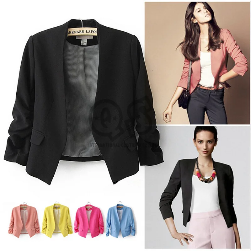 plus size short blazer