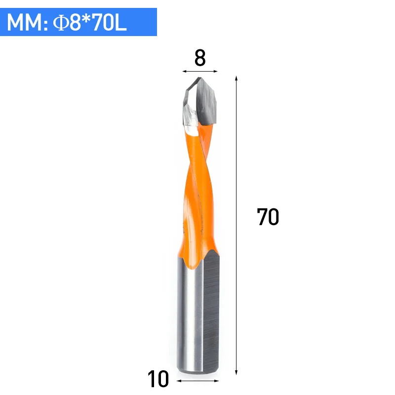 1 шт. сверло из карбидного сплава вольфрама деревообрабатывающее сверло с ЧПУ сверло стойкое сверло диаметром 5-10 мм сверло для изготовления отверстий - Цвет: P00307