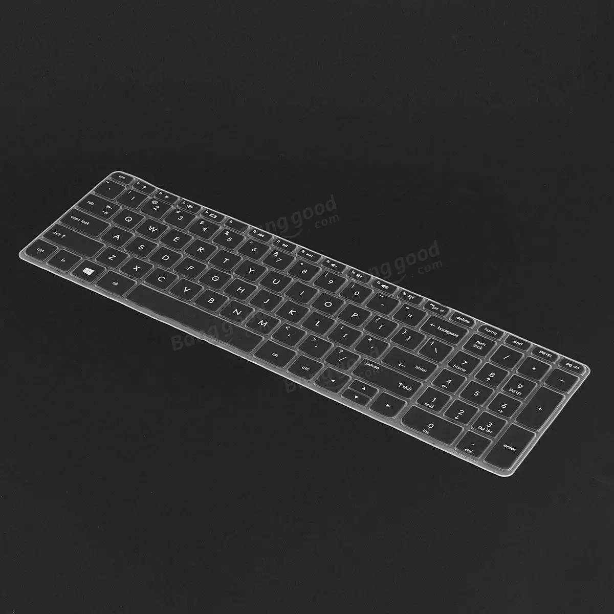 Transparent/Black/Blue/Purple/Rose Red Notebook Keyboard Protector Keyboard Cover for HP Pavilion 15