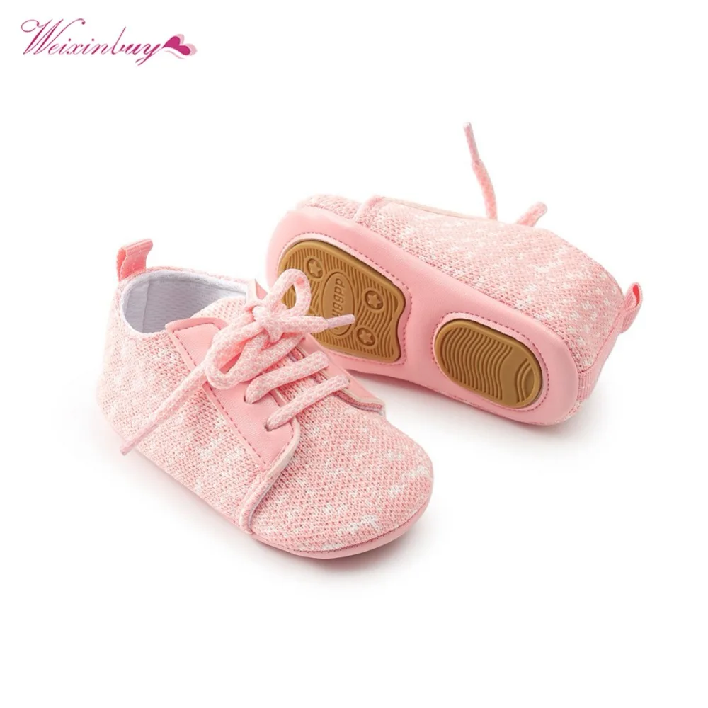 Для маленьких мальчиков девочек Обувь весенние туфли в стиле пэчворк мягкие Нескользящие обувь кроватки хлопка первых шагов
