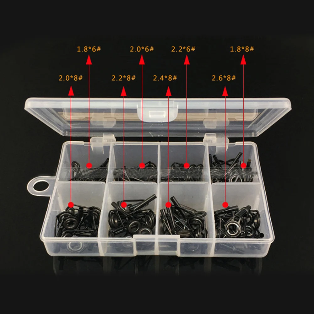75 шт./80 шт., набор направляющих для удочек смешанного размера, наконечник, крепкая леска, кольца для удочки, направляющий наконечник, верхний Ремонтный комплект для карпа, Pesca