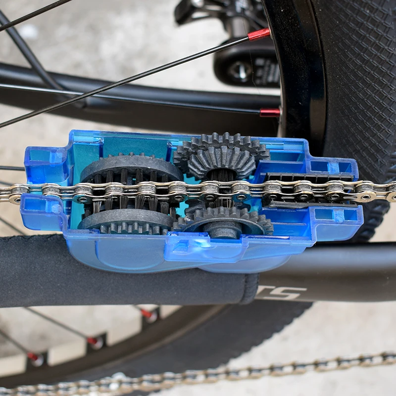 TIFENNY Portable Bicycle Chain Cleaner Brushes Scrubber Wash Tool Mountain Cycling kit TIFENNY Portable Bicycle Chain Cleaner Brushes Scrubber Wash Tool Mountain Cycling kit