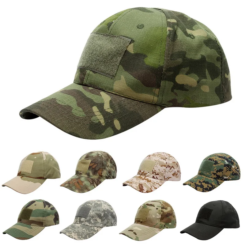 

17 Patterns Snapback Camouflage Military Tactical Hat Patch Army Tactical Baseball Cap Unisex Camo Hats For Men