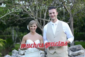 

Muchas Gracias Spanish Thank You Sign Wedding Sign Photo Prop in Custom